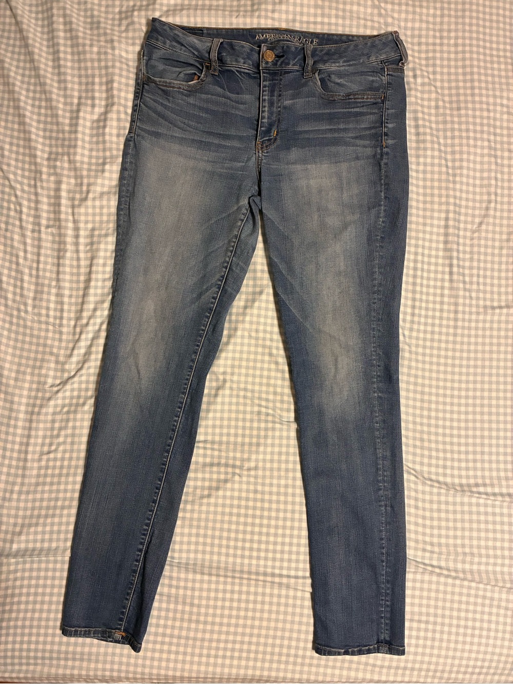 American Eagle Outfitters Light Blue Skinny Jeans - Jegging